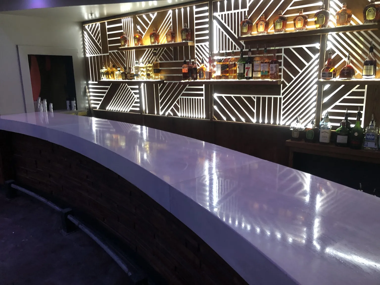 Custom concrete countertop project by Coastal Concrete Studio