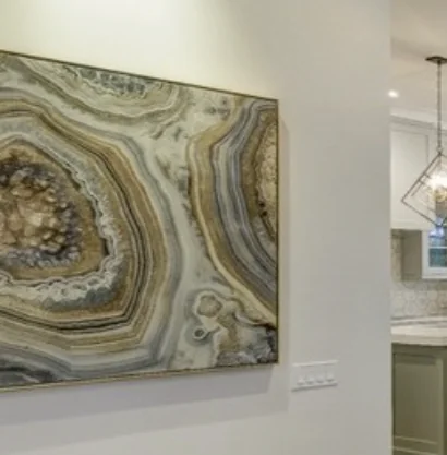 Custom concrete artwork